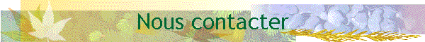 Nous contacter
